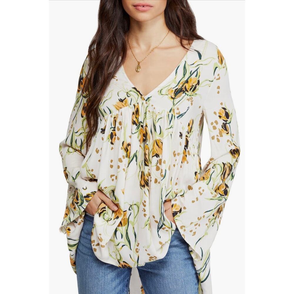 Free People / Bella Print Tunic / sz xs